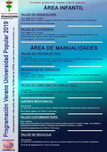Programación infantil y manualidades