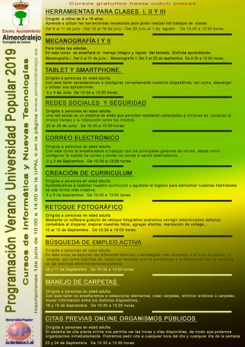 PROGRAMACION DE LA UPAL