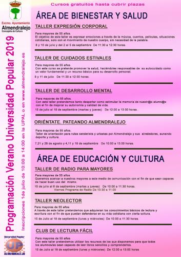 PROGRAMACION DE LA UPAL