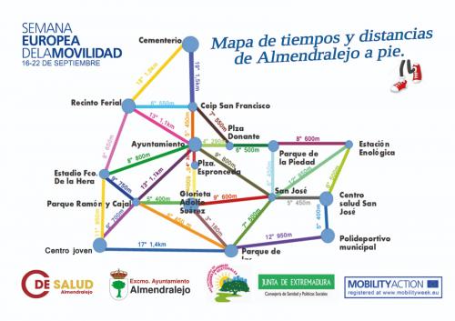 Mapa de Tiempos y Distancias