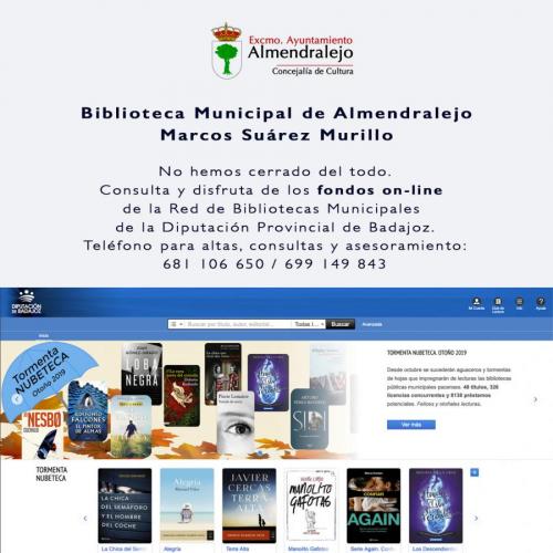Los usuarios de la biblioteca tienen acceso a los libros on line a través de la Plataforma Nubeteca