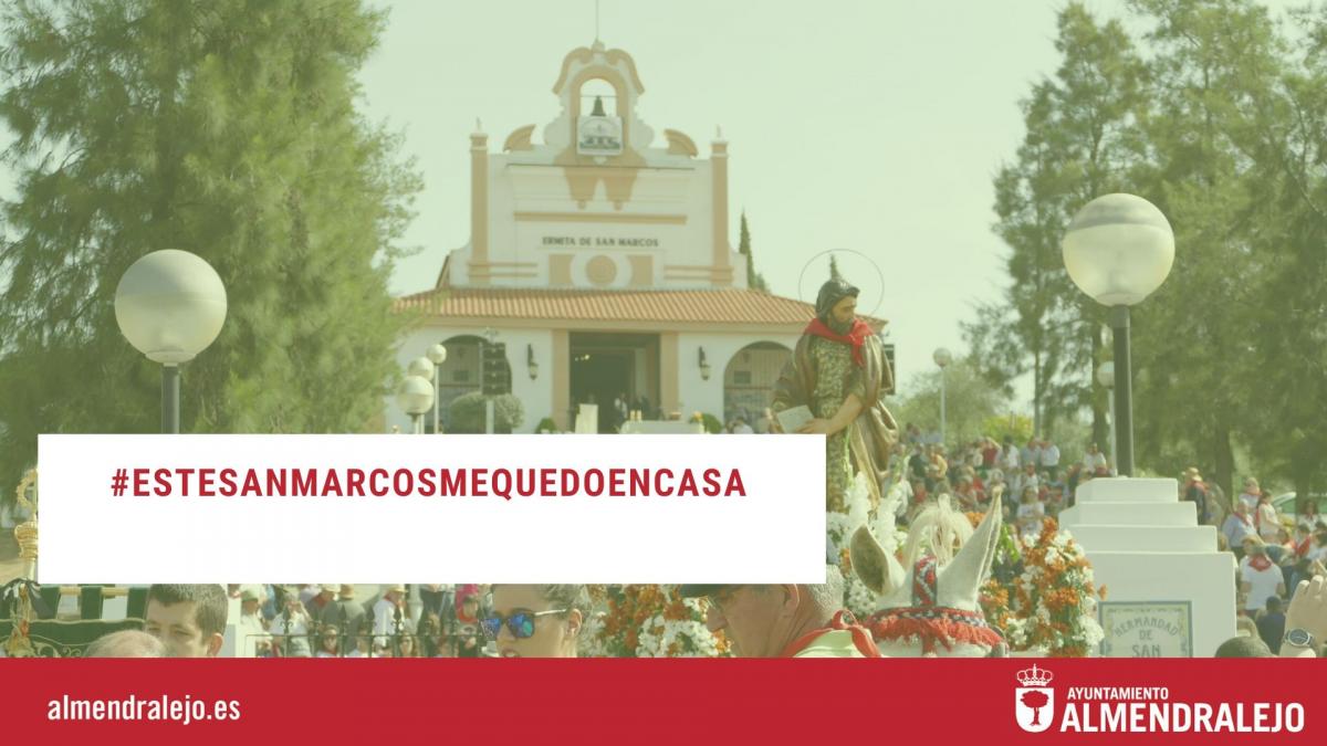 El Ayuntamiento propone actividades virtuales para celebrar San Marcos en casa
