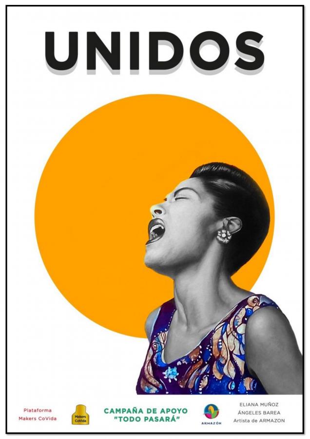 El Ayuntamiento coloca pancartas de Makers Covida con mensajes de ánimo