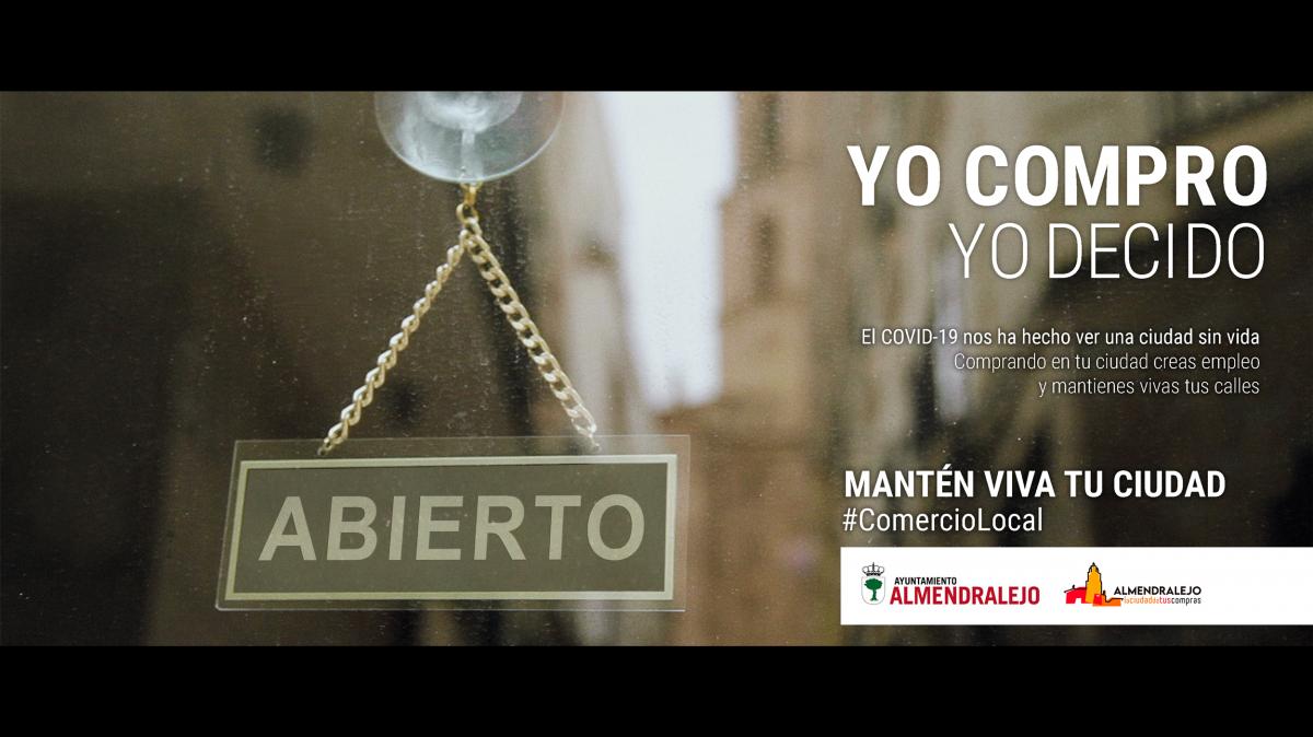 El Ayuntamiento presenta una campaña de apoyo al comercio local 