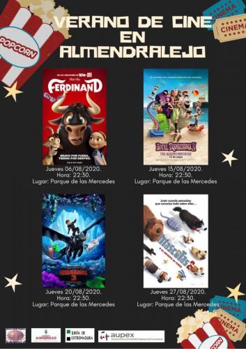 El cine de verano será en el Parque de las Mercedes todos los jueves de agosto con películas infantiles