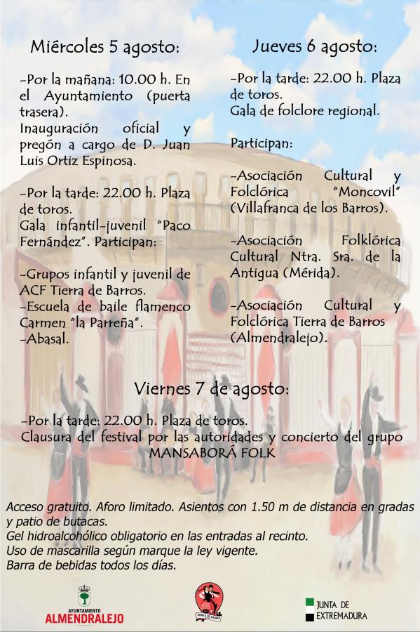 La 38º edición del Festival de Folclore se celebrará del 5 al 7 de agosto