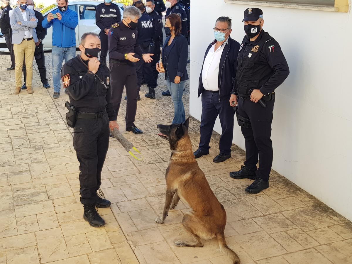 El alcalde inaugura el curso de perros detectores de drogas con policías locales llegados de toda España