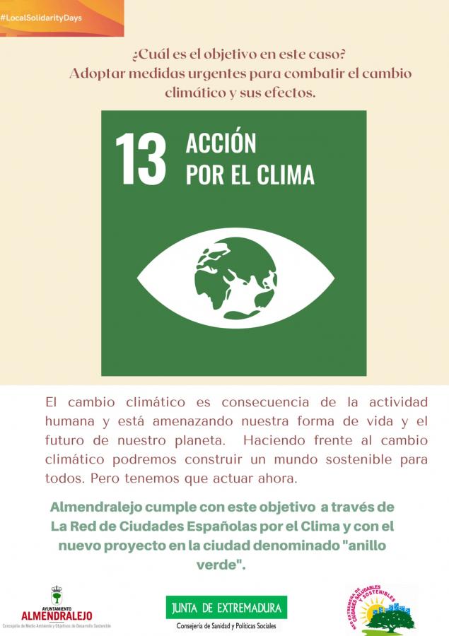 El Ayuntamiento se suma a la celebración de los Días Europeos de la Solidaridad Local