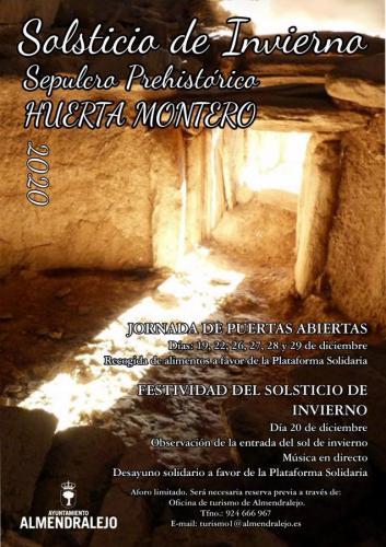 El próximo 20 de diciembre se celebra el solsticio de invierno en Huerta Montero