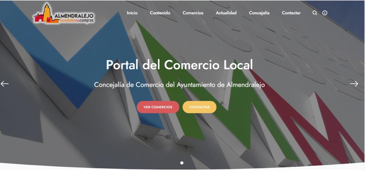 El Ayuntamiento diseña y pone en marcha  una web para el Comercio Local