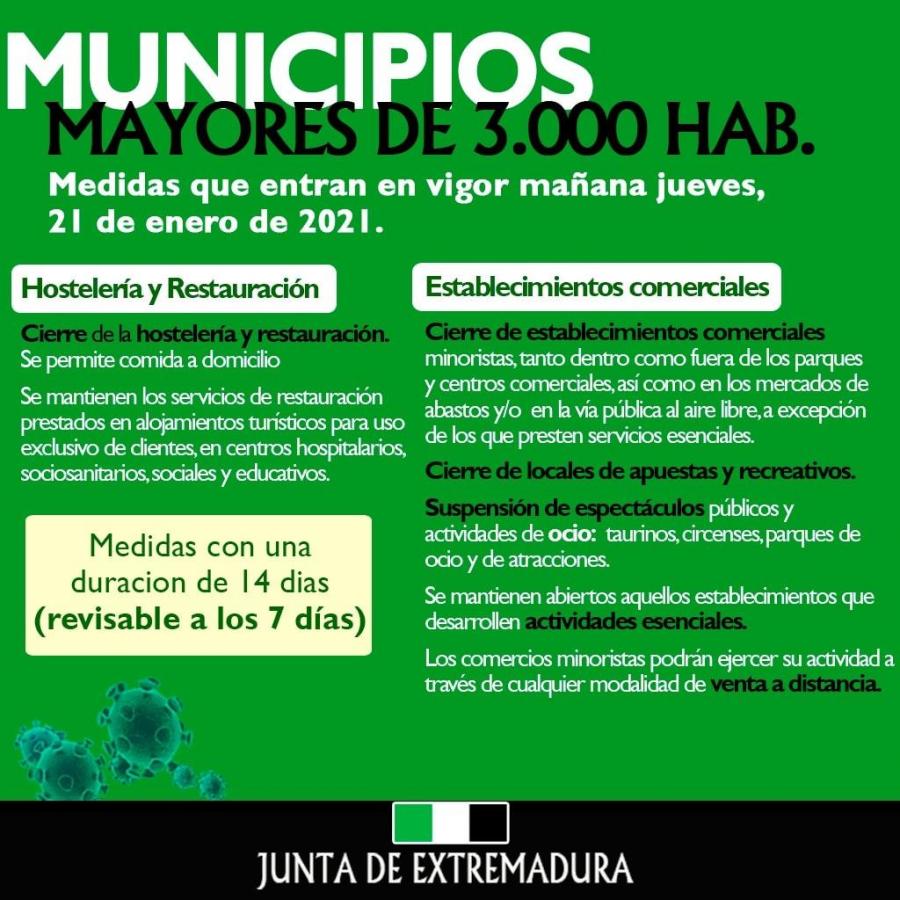 El Consejo de Gobierno aprueba la prórroga del cierre de comercio y hostelería durante 14 días