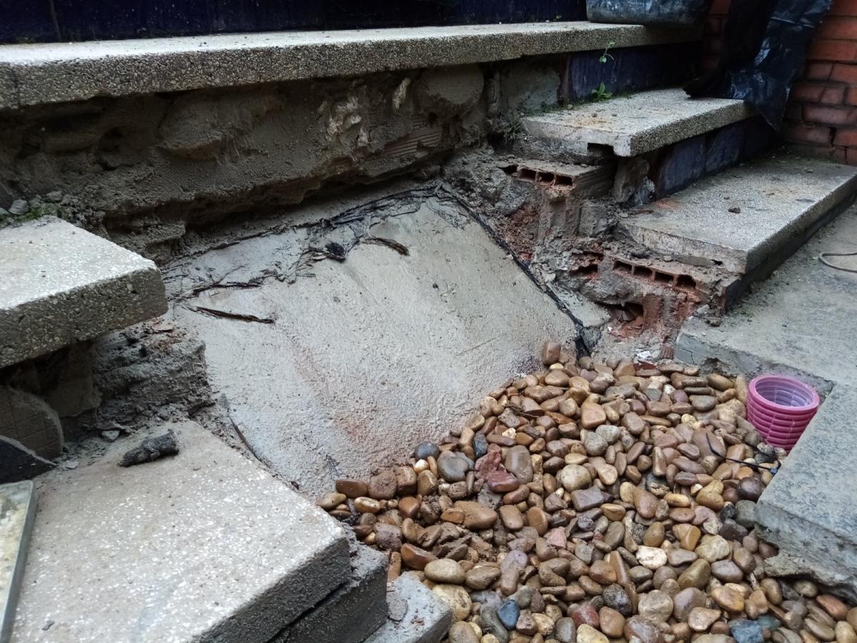 El Ayuntamiento interviene para solucionar el problema de filtración de agua del Parque de Espronceda