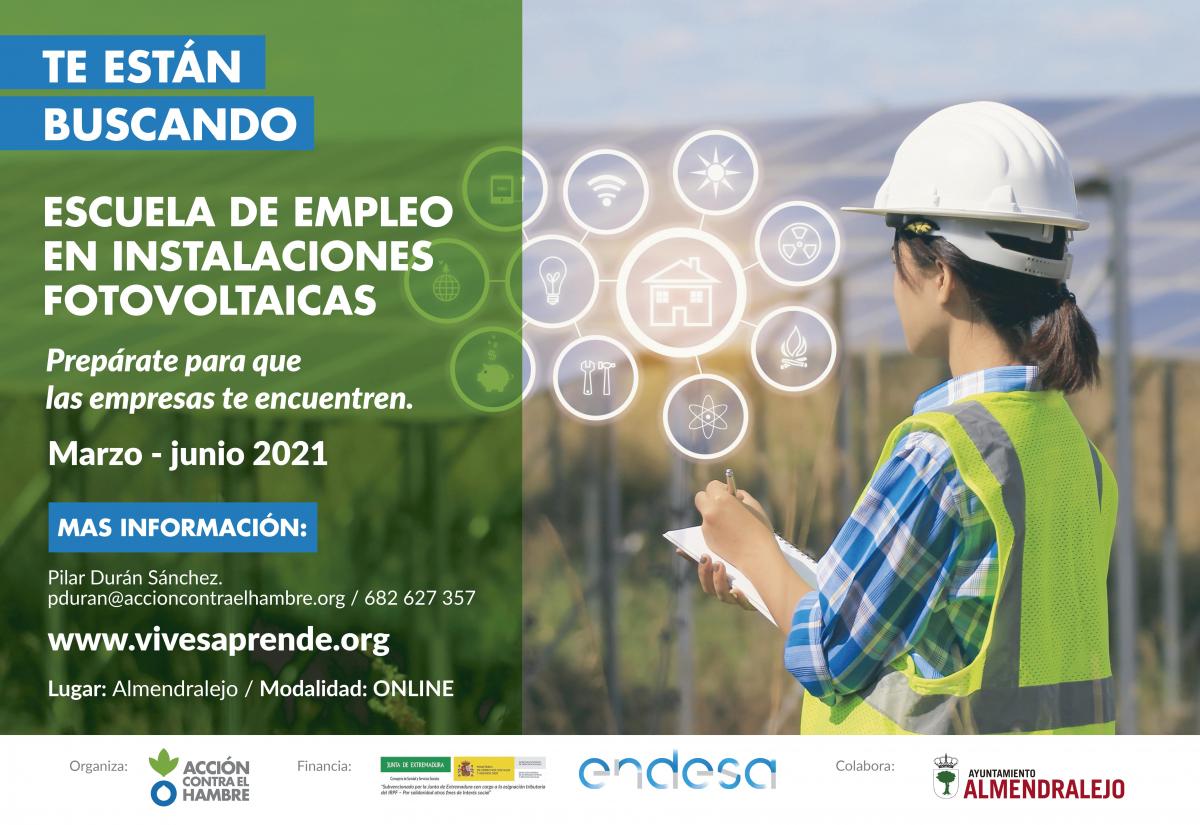 Ayuntamiento y Acción contra el Hambre lanzan una nueva Escuela de Empleo en Instalaciones Fotovoltaicas