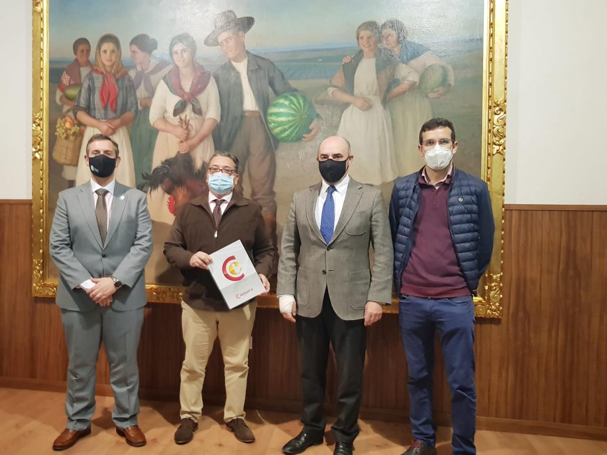 Ayuntamiento y Cámara de Comercio renuevan el convenio de colaboración