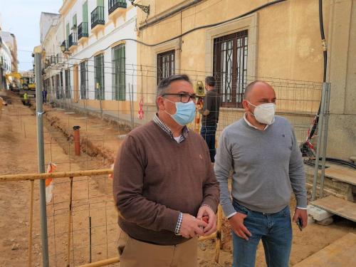 El alcalde y el concejal de Urbanismo visitan diferentes obras que se están ejecutando