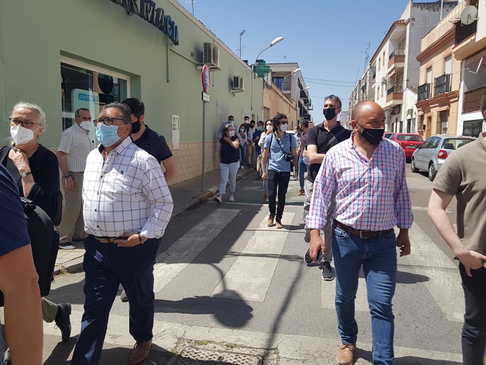 Profesionales de la arquitectura visitan el barrio de San José de Almendralejo con el objetivo de plantear propuestas de regeneración urbana a través de un concurso europeo