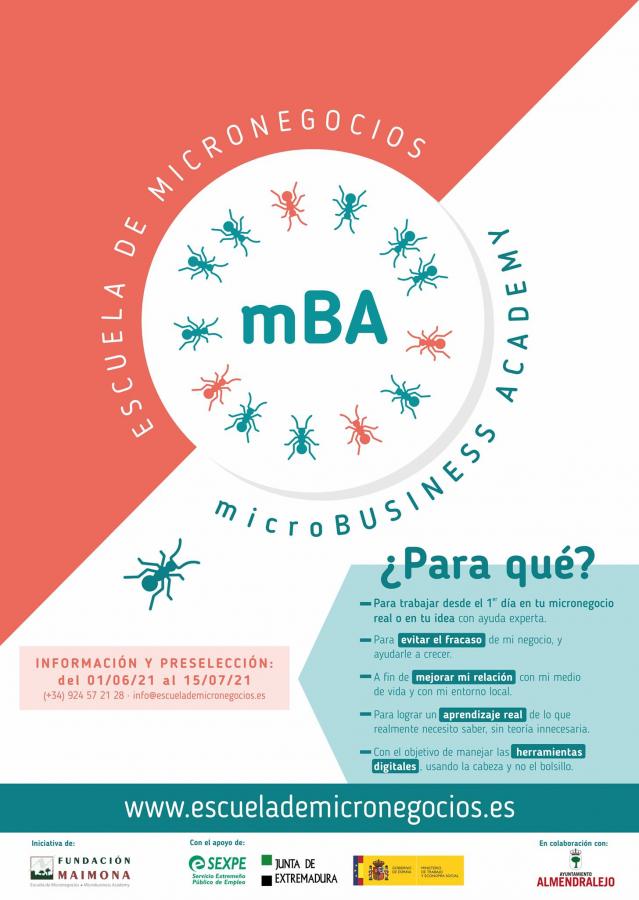 Almendralejo contará con una Escuela de Micronegocios en el mes de julio