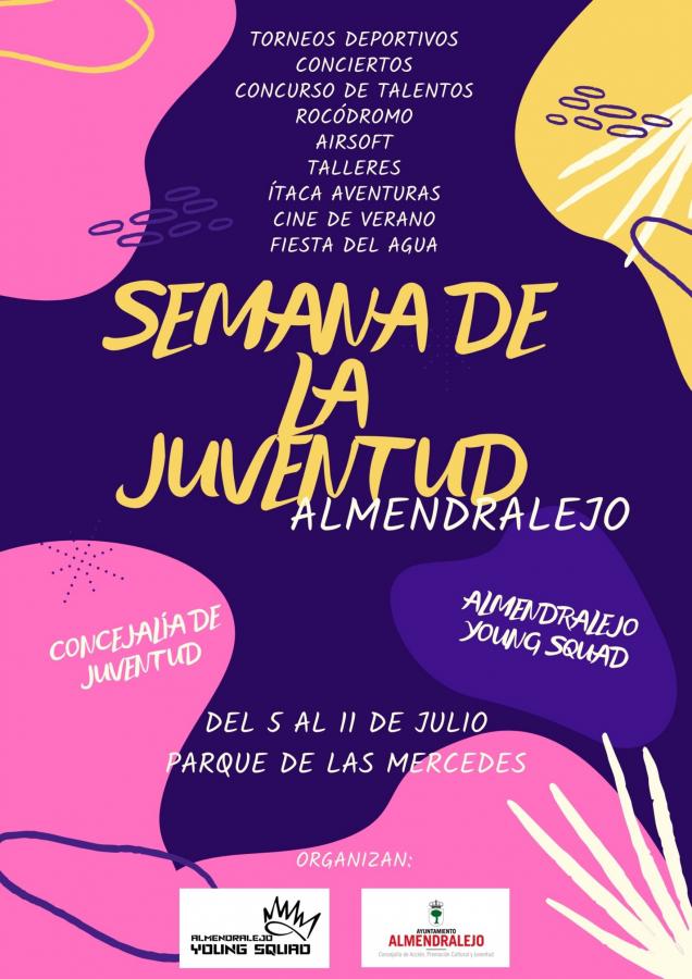 Música, deporte y cine para la Semana de la Juventud en Almendralejo