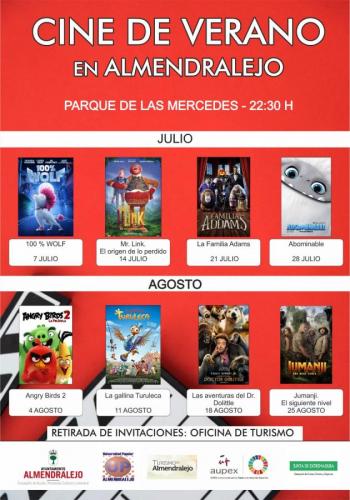 Mañana comienza el cine de verano infantil en el Parque de Las Mercedes