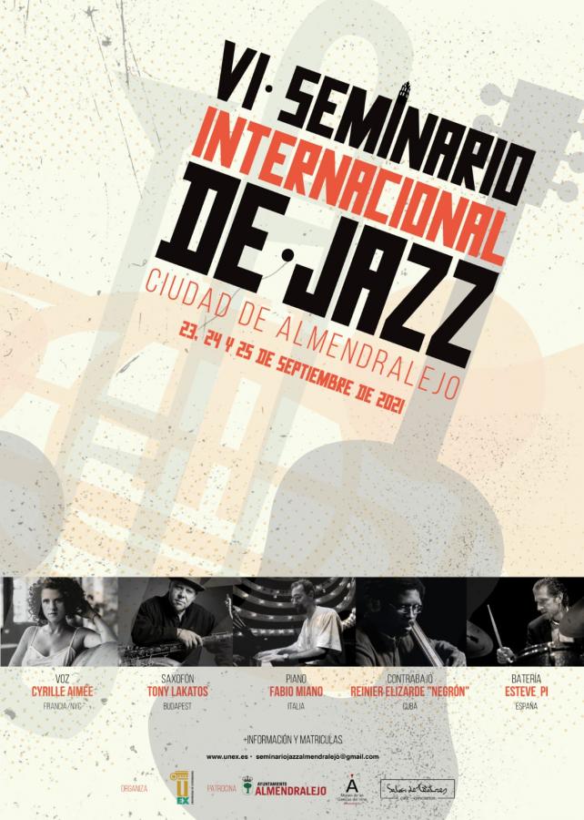 El VI Seminario Internacional de Jazz se celebrará del 23 al 25 de septiembre