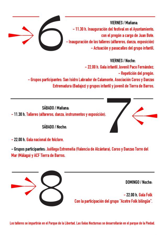 La XX edición de Festibarros se celebrará del 6 al 8 de agosto