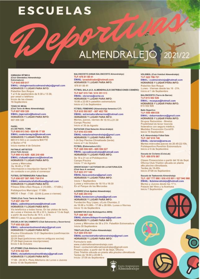 Arranca las escuelas deportivas municipales con una oferta de más de 2.000 plazas