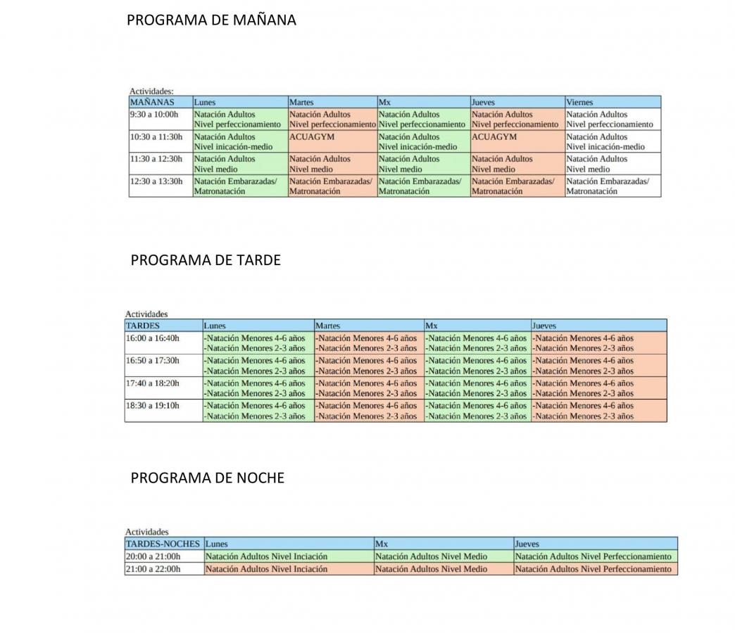 Abierto el plazo para el programa de invierno de natación de la piscina climatizada