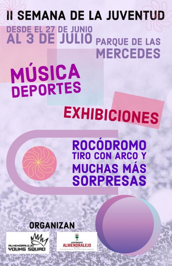 La Semana de la Juventud se celebrará del 27 de junio al 3 de julio organizada por la asociación “Young Squad”