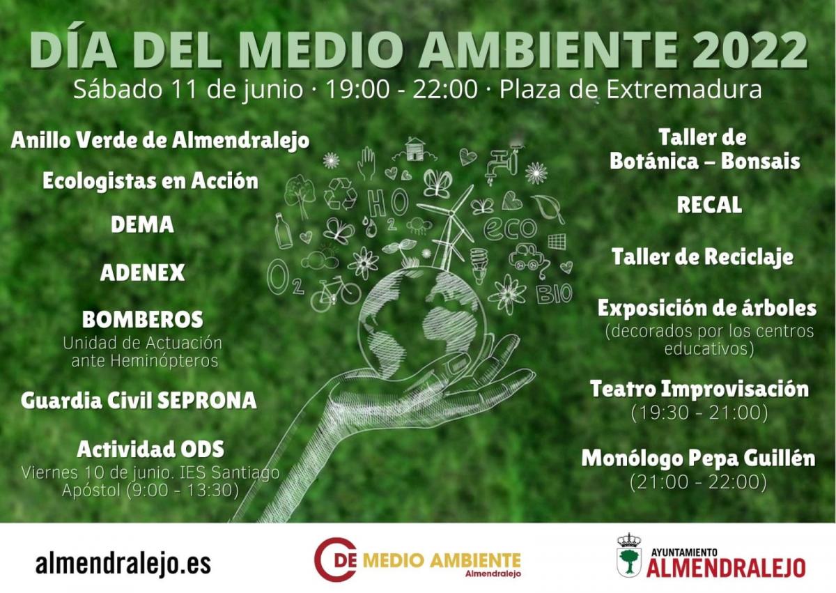 El Día del Medio Ambiente se celebrará el 11 de junio con actividades en la Plaza de Extremadura