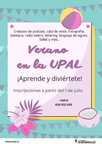Domingo Cruz presenta las actividades gratuitas de verano de la UPAL 