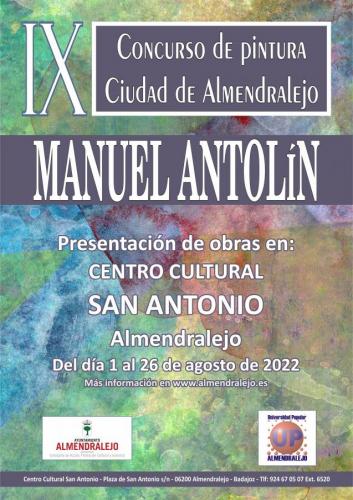Bases del concurso de pintura Manuel Antolín 