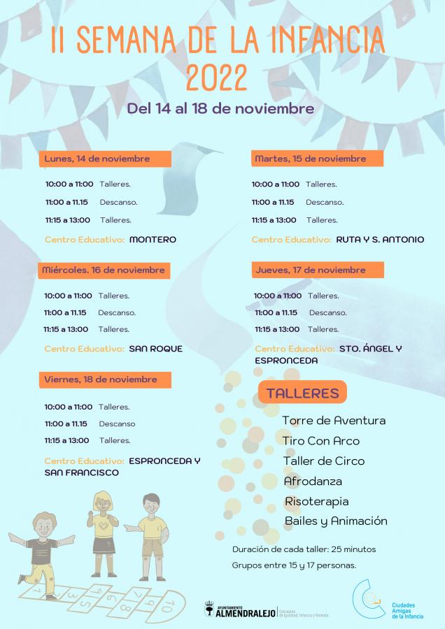 Macarena Domínguez presenta las actividades con motivo del Día de la Infancia