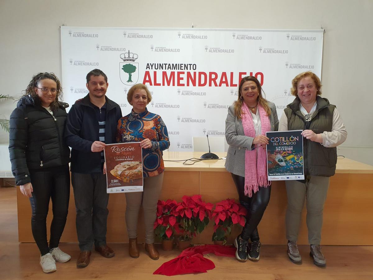 Comercio presenta el roscón solidario que se celebrará el 2 de enero a beneficio de Afibroal