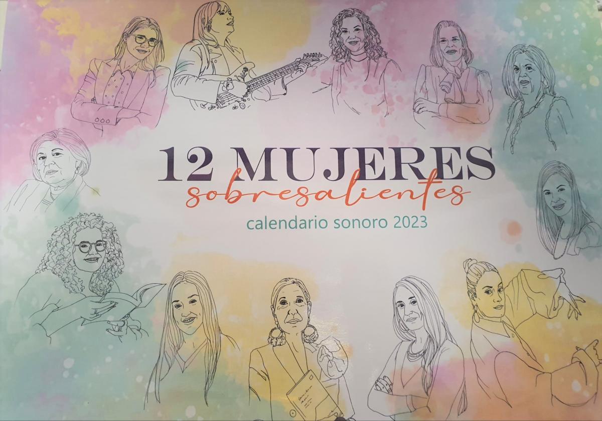 Igualdad edita un calendario de mujeres sobresaliente de Almendralejo para este 2023