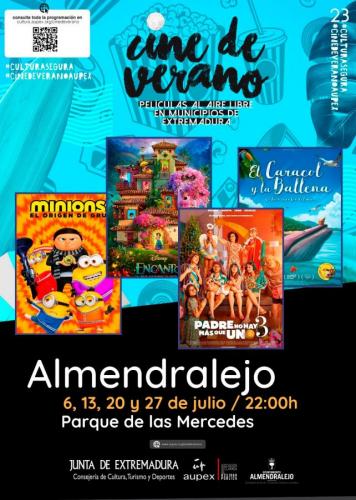 Domingo Cruz presenta el cine de verano que será todos los jueves de julio en el Parque de las Mercedes