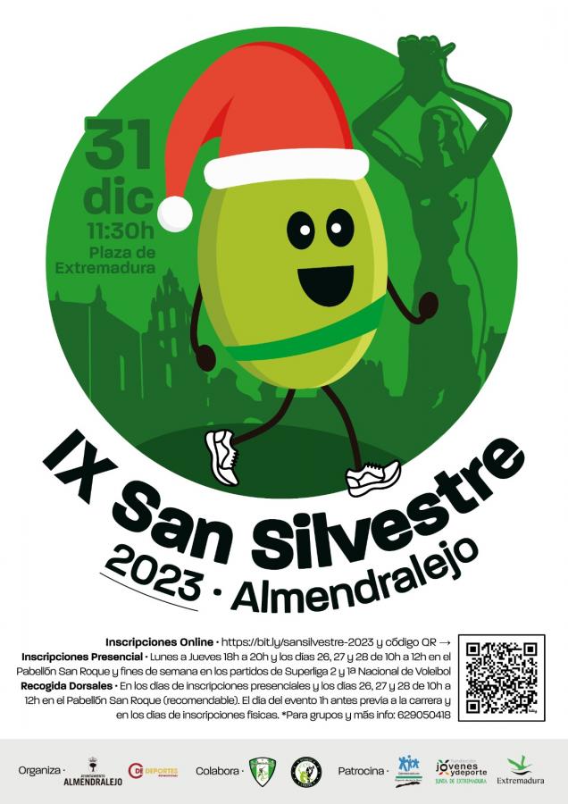 La IX San Silvestre se celebrará el 31 de diciembre a favor del club voleibol