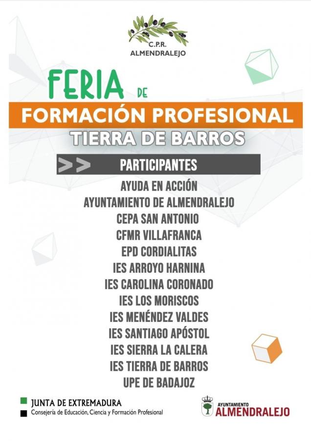 Presentada la Feria de la Formación Profesional de Tierra de Barros