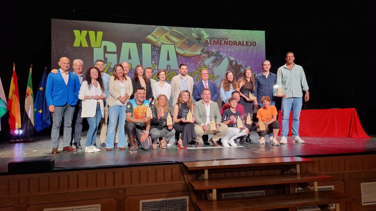 Celebrada la XV Gala de los Premios del Deporte de Almendralejo