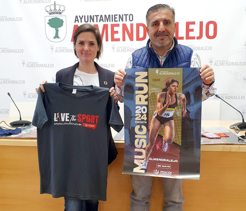 Almendralejo acoge el sábado la carrera Music Run del circuito de Diputación de Badajoz