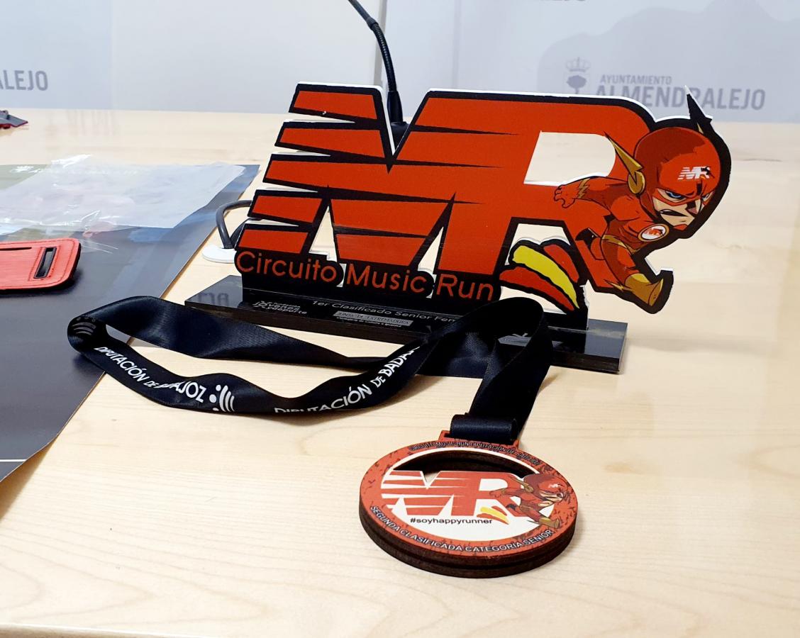 Almendralejo acoge el sábado la carrera Music Run del circuito de Diputación de Badajoz