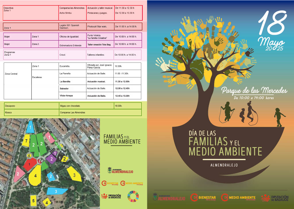 El Día de las Familias y el Medio Ambiente se celebra el día 18 en el Parque de Las Mercedes con un centenar de actividades