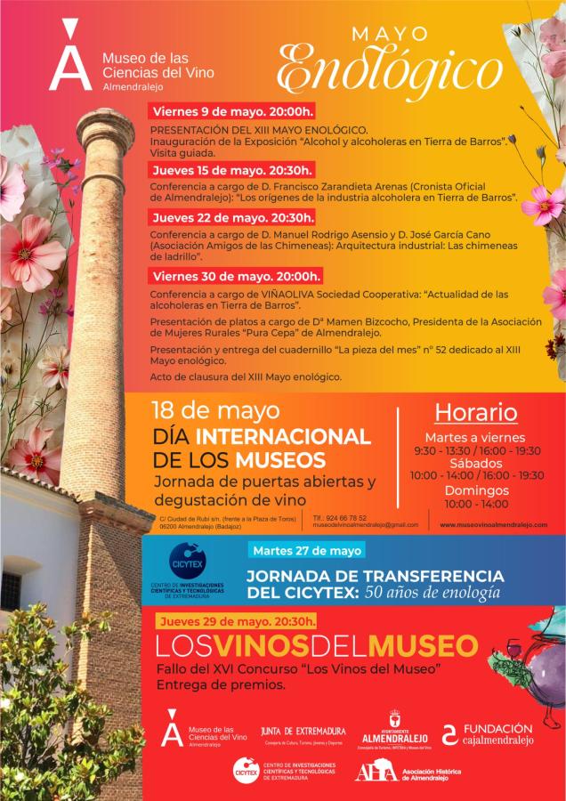 Mañana arranca el Mayo Enológico en el Museo de las Ciencias del Vino