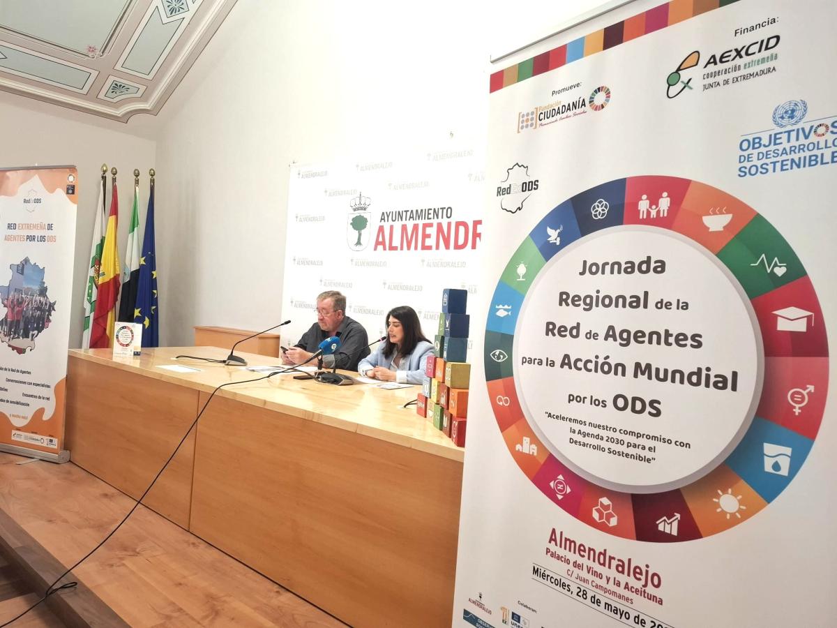 Almendralejo acoge el 28 de mayo la Jornada Jornada Regional de la Red de Agentes para la Acción Mundial por los ODS