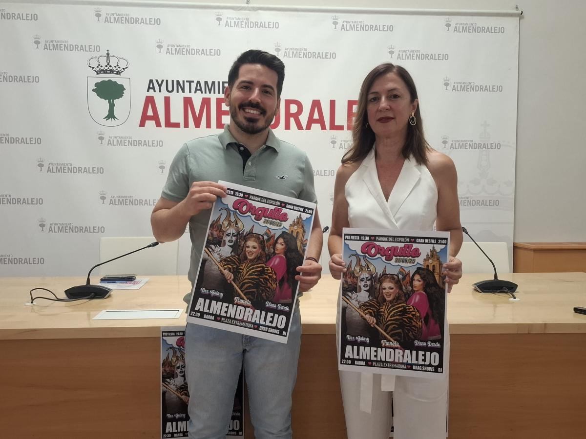 Almendralejo celebra la Fiesta del Orgullo el sábado 21 de junio