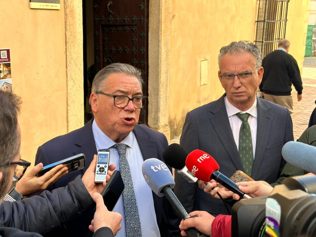 Dispositivo de seguridad con motivo del partido entre el Extremadura contra el sevilla 