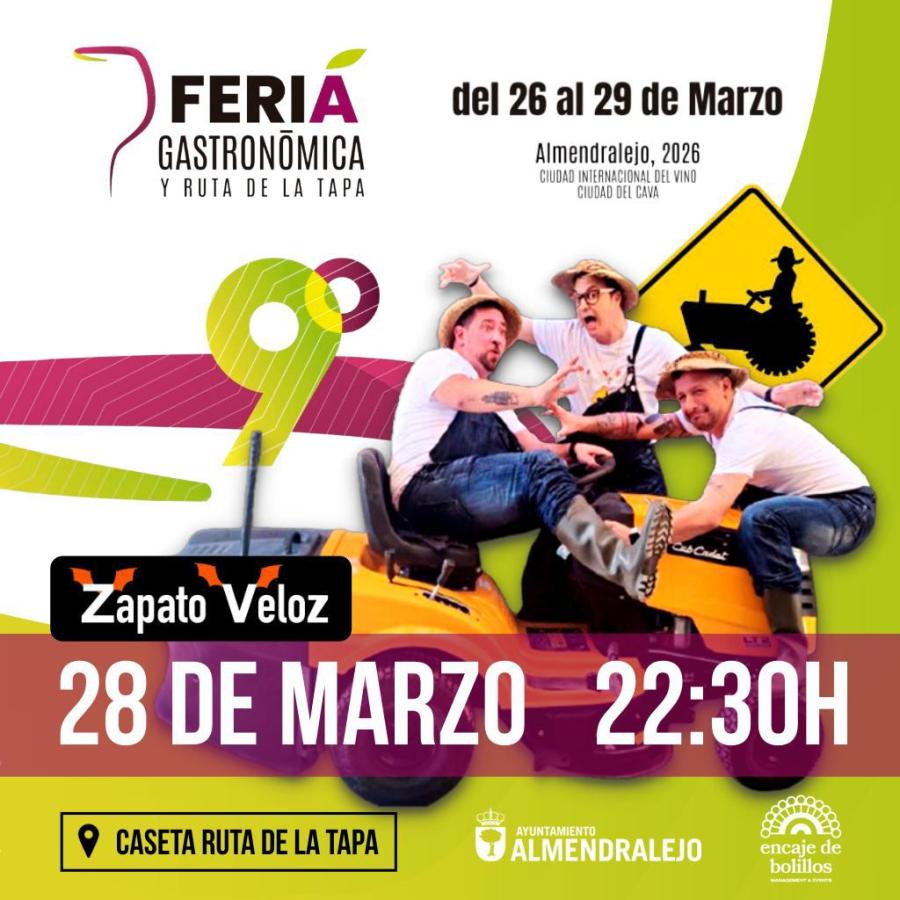 La Feria Gastronómica contará con conciertos de Bomberay, Los Toreros Muertos, José Mari Cachaba, Zapato Veloz y El Nini