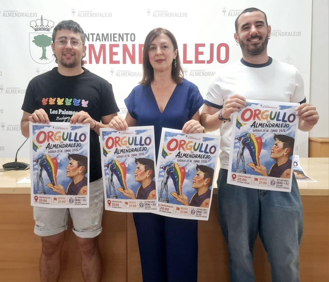 Igualdad presenta la programación del Día del Orgullo en Almendralejo, que se celebra el 20 de junio