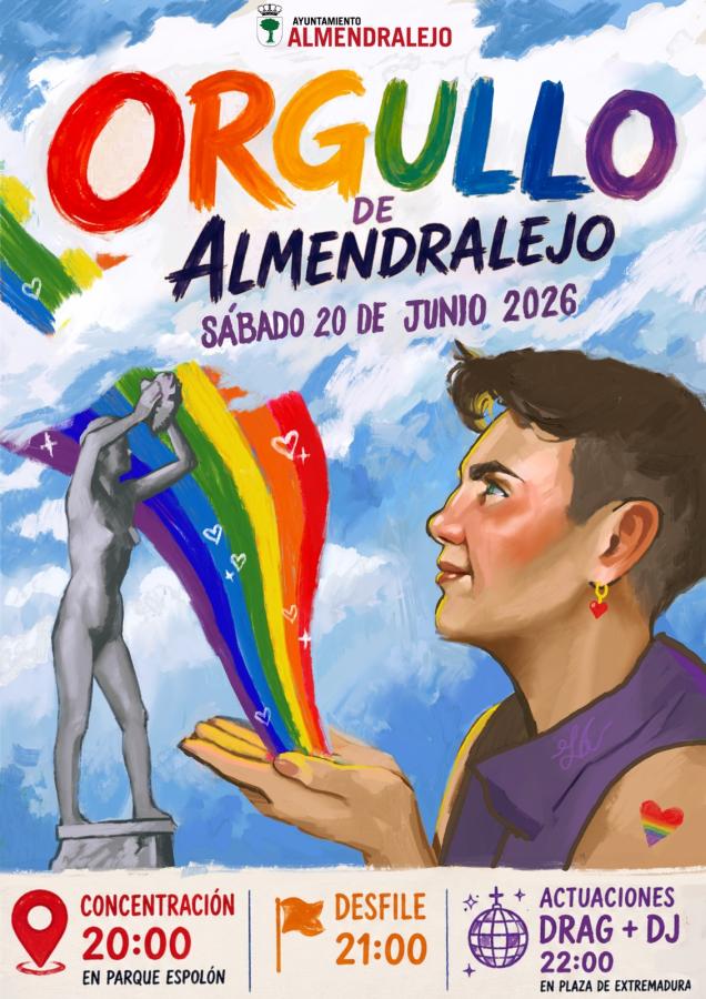 Igualdad presenta la programación del Día del Orgullo en Almendralejo, que se celebra el 20 de junio